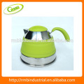 2014 new Foldable silicone kettle, Outdoor using kettle, Collapsible silicone kettle